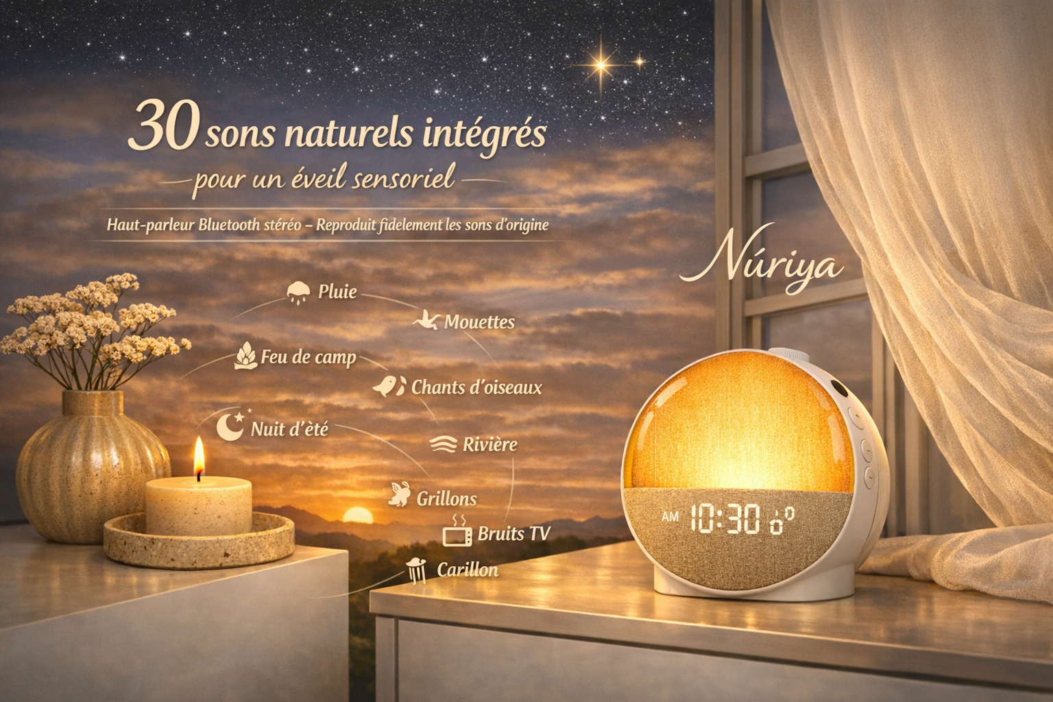 💫Nuriya | Réveil Lumineux